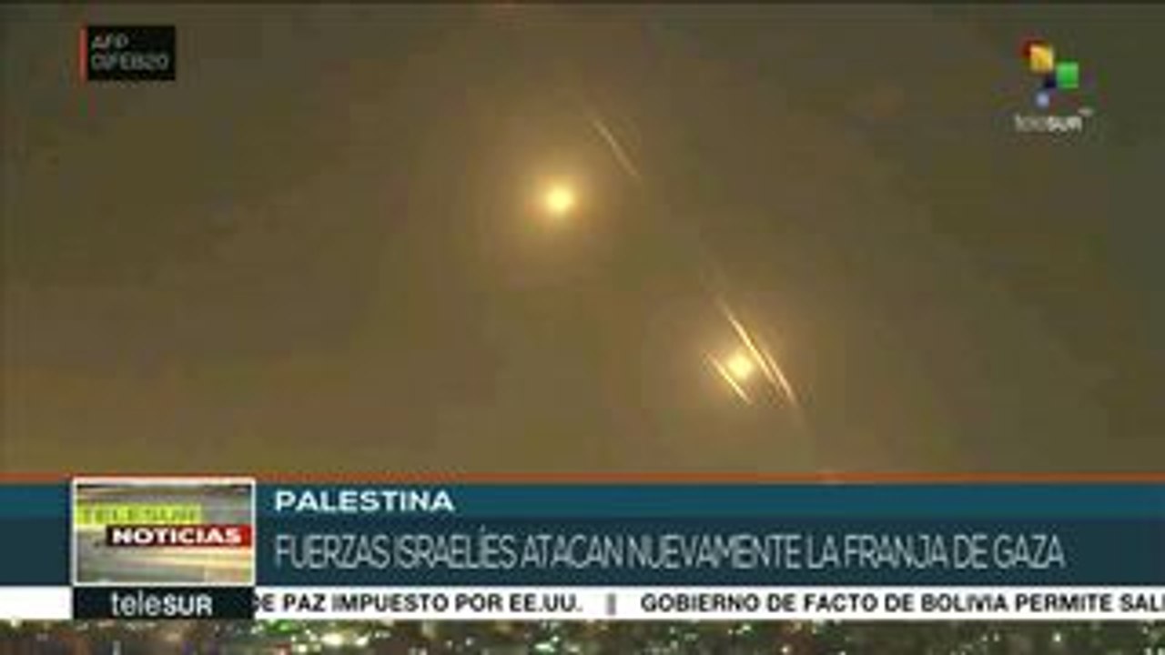 Israel vuelve a atacar la franja de Gaza, en Palestina