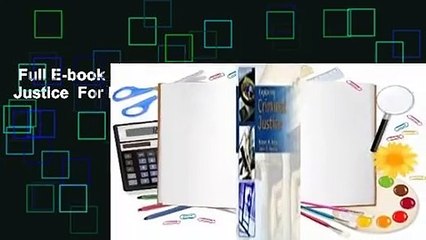 Full E-book  Exploring Criminal Justice  For Free