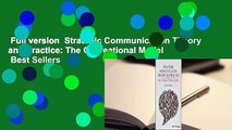 Full version  Strategic Communication Theory and Practice: The Cocreational Model  Best Sellers