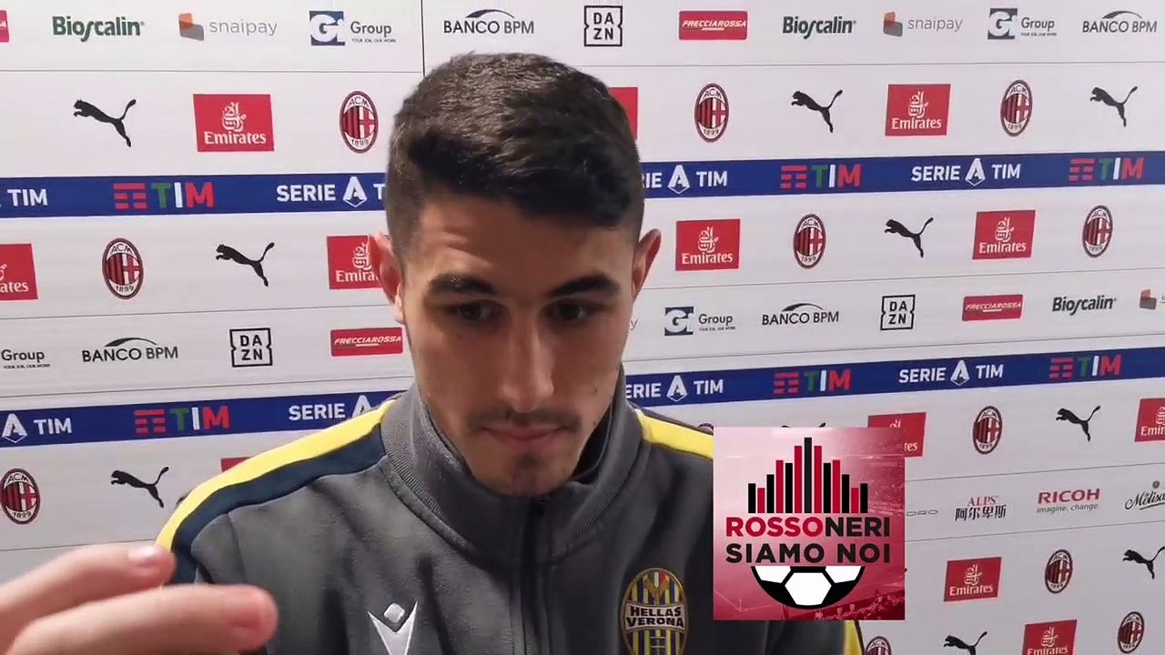 Davide Faraoni dopo Milan-Verona