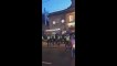 Police escort fans outside Hillsborough