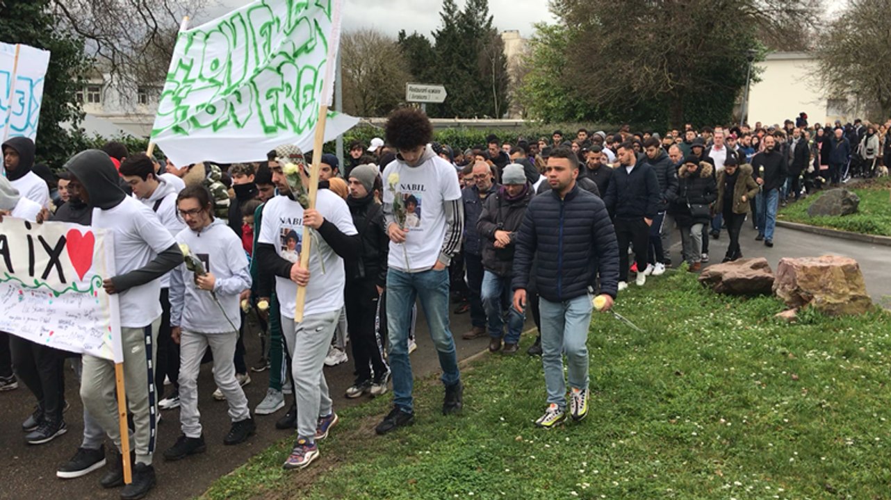 Marche en hommage à Nabil