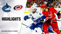 NHL Highlights | Canucks @ Hurricanes 2/02/20