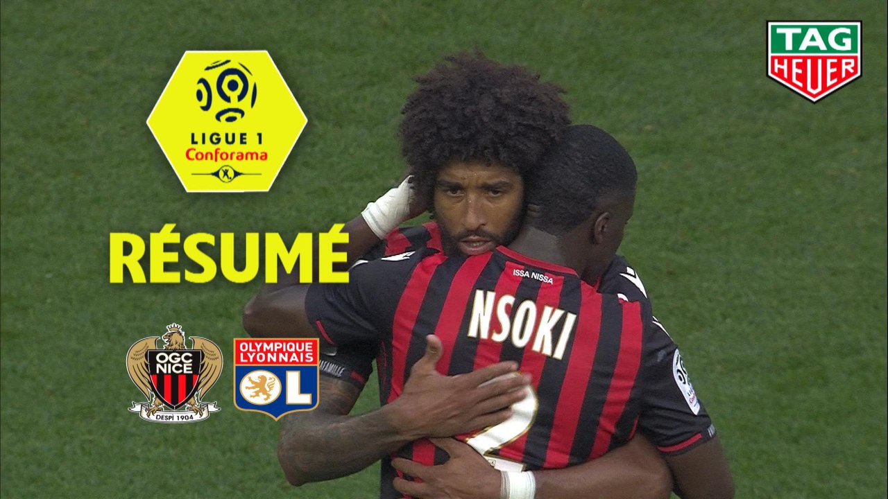 OGC Nice - Olympique Lyonnais (2-1)  - Résumé - (OGCN-OL) / 2019-20