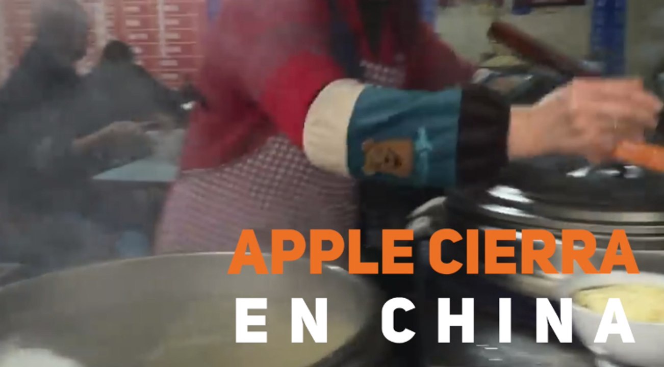 Apple cierra en China