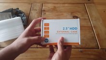 External hard drive 2.5 sata case Unboxing in 2020