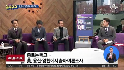 종로 후퇴 황교안…용산-양천 토크?