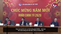 Bộ trưởng Nguyễn Ngọc Thiện đến thăm và chúc tết cán bộ, nhân viên Liên Đoàn Bóng Đá Việt Nam