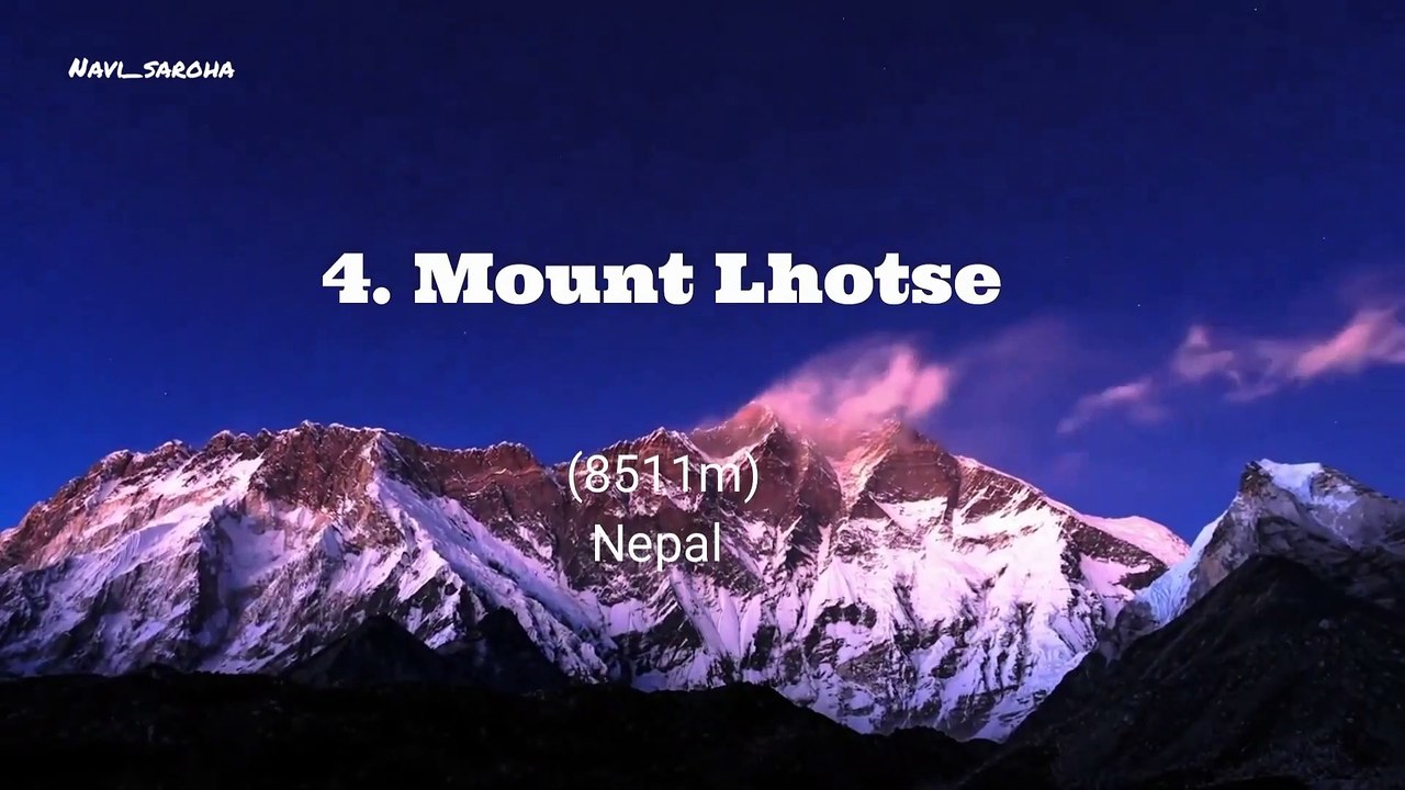 Top 10 Highest Mountains in the world ||navi_saroha