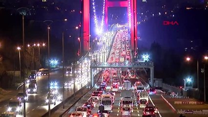 İstanbul'da yarı yıl tatili bitti, trafik yoğunluğu yaşanıyor