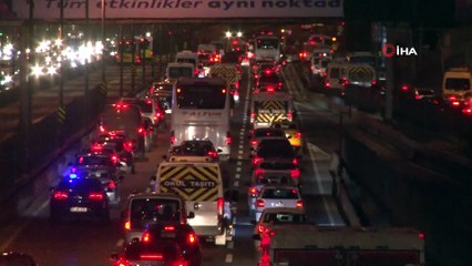 Tatil bitti trafik yoğunluğu arttı
