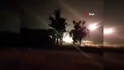 4 askerin şehit olduğu saldırı sonrası TSK'nın misilleme görüntüleri paylaşıldı