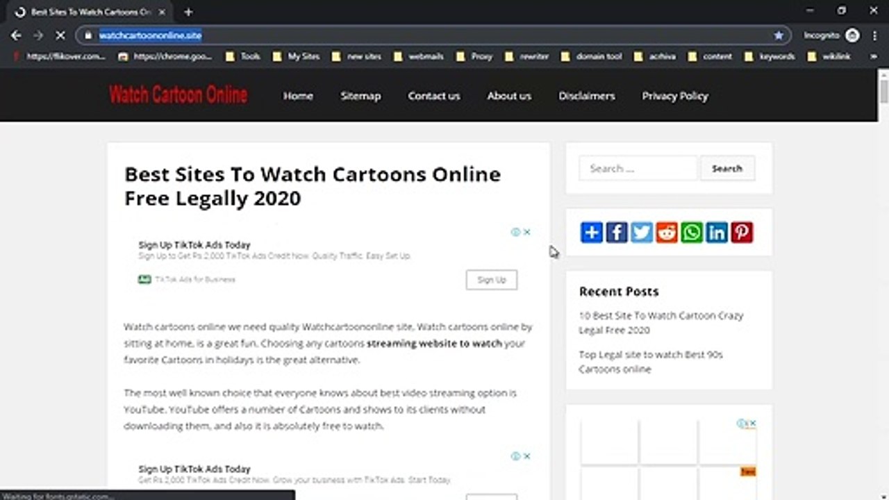 watchcartoononline with best site to watch cartoons Online