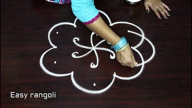beginners kolam designs with 5x3 dots easy muggulu designs with dots easy rangoli designs