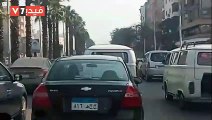 شلل مرورى بشارع الهرم بسبب أعمال صيانة كوبرى الجيزة