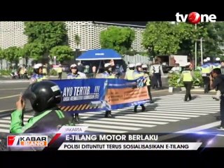E-Tilang Motor Berlaku Hari Ini, Ratusan Pemotor Melanggar