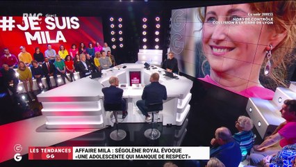 Les tendances GG : Affaire Mila, Ségolène Royal évoque "une adolescente qui manque de respect" - 03/01