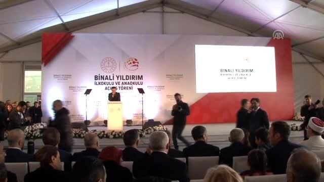 Binali Yıldırım İlkokulu ve Anaokulu Açılış Töreni
