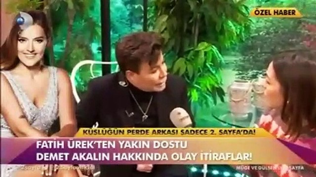 Fatih Ürek, Demet Akalın'a ateş püskürdü