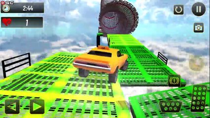 Real Taxi Car Stunts 3D Impossible Ramp Car Stunt Game - Android GamePlay