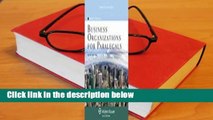 Business Organizations for Paralegals  Best Sellers Rank : #1