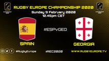 SPAIN / GEORGIA - RUGBY EUROPE CHAMPIONSHIP 2020