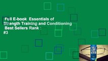 Full E-book  Essentials of Strength Training and Conditioning  Best Sellers Rank : #3