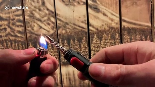 Legally blind US artist defies diagnosis and spends 6 months creating giant 'wood burning' artwork