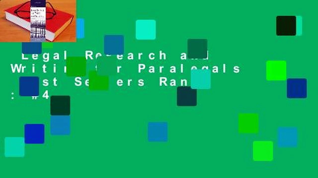 Legal Research and Writing for Paralegals  Best Sellers Rank : #4