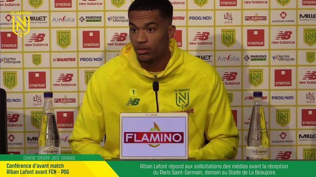 Alban Lafont avant FC Nantes - Paris SG