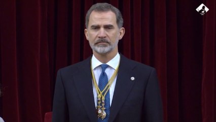 El Rey abre la XIV Legislatura, la primera de un Gobierno de coalición