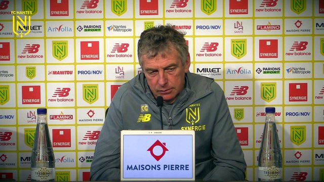 Christian Gourcuff avant FC Nantes - Paris SG