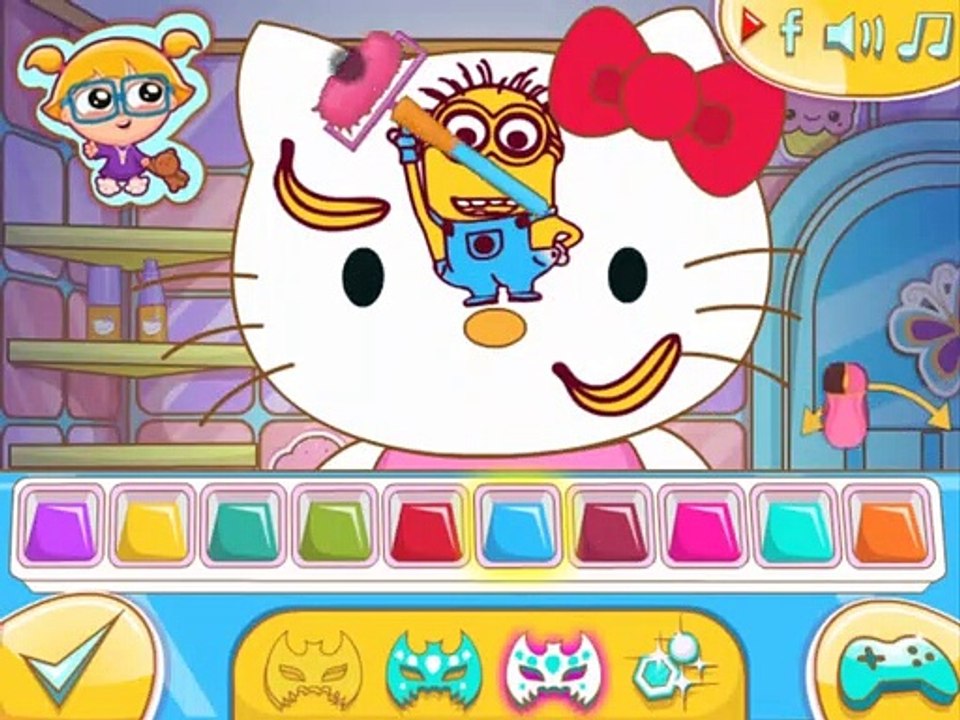 Hello Kitty Face Painting