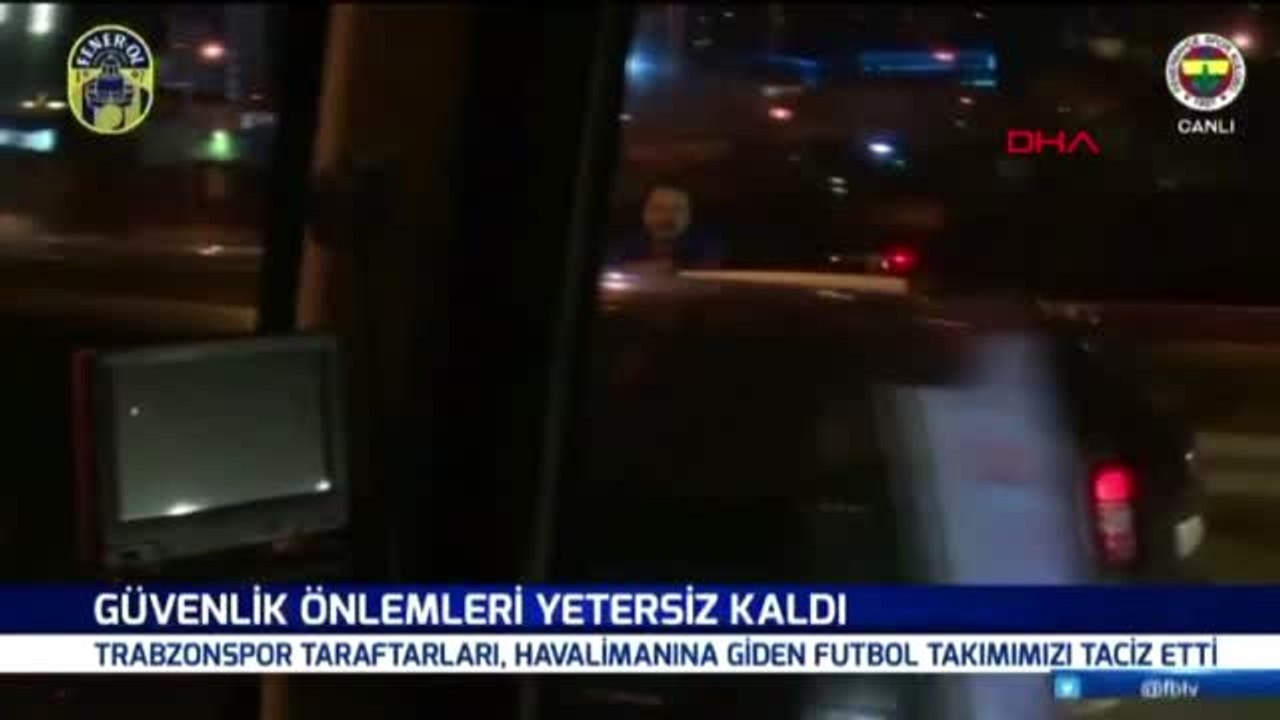 Spor trabzon valiliği'nden fenerbahçe otobüsüne silah gösterildiği iddialarına yanıt