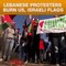 Lebanese Protesters Burn US, Israeli Flags