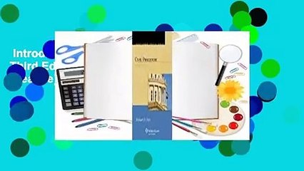 Introduction to Civil Procedure, Third Edition (Aspen Student Treatise) Complete