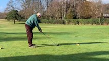 Syd Powis tees off on his 100th birthday