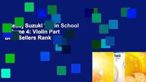[Read] Suzuki Violin School Volume 4: Violin Part  Best Sellers Rank : #1