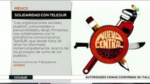 Nueva Central de Trabajadores de México envía solidaridad a teleSUR