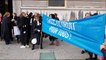 CHEMBERY | Les avocats en grève reprennent le chant des partisans (03/02/2020)