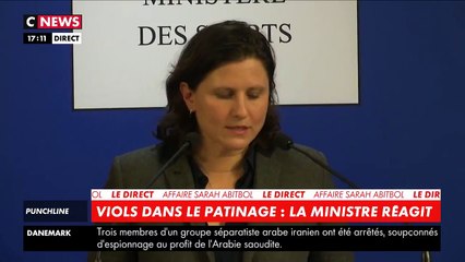 Viols dans le patinage la ministre des Sports demande au président de la Fédération de démissionner