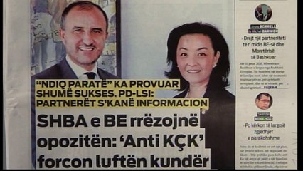 Report TV - Emisioni Shtypi i Ditës dhe Ju, gazetat dhe telefonatat 3 Janar 2020