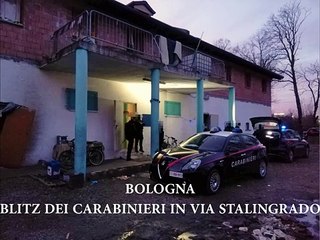 Bologna - Rifiuti, droga e refurtiva, blitz in Via Stalingrado (03.02.20)