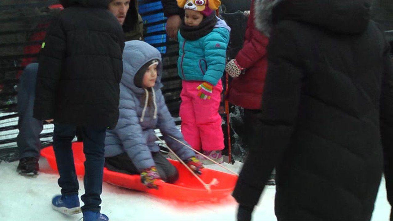 Outdoor sports fun at New York City Winter Jam