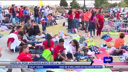 Vigilia por aniversario de la JMJ en Panamá - Nex Noticias