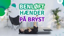 Benløft, hænder på bryst - Fit Og Frisk