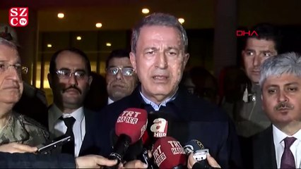 Download Video: Milli Savunma Bakanı Hulusi Akar, Hatay Devlet Hastanesi'nde yaralıları ziyaretinin ardından açıklamalarda bulundu