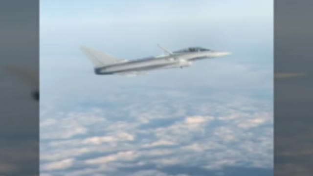 Así trabajan los cazas del Ejército en situaciones similares a la del avión averiado de Air Canada