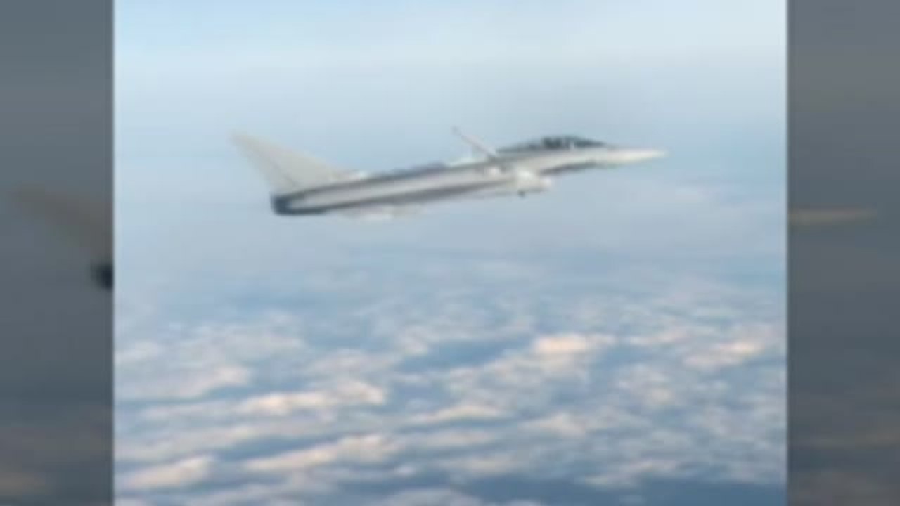Así trabajan los cazas del Ejército en situaciones similares a la del avión averiado de Air Canada
