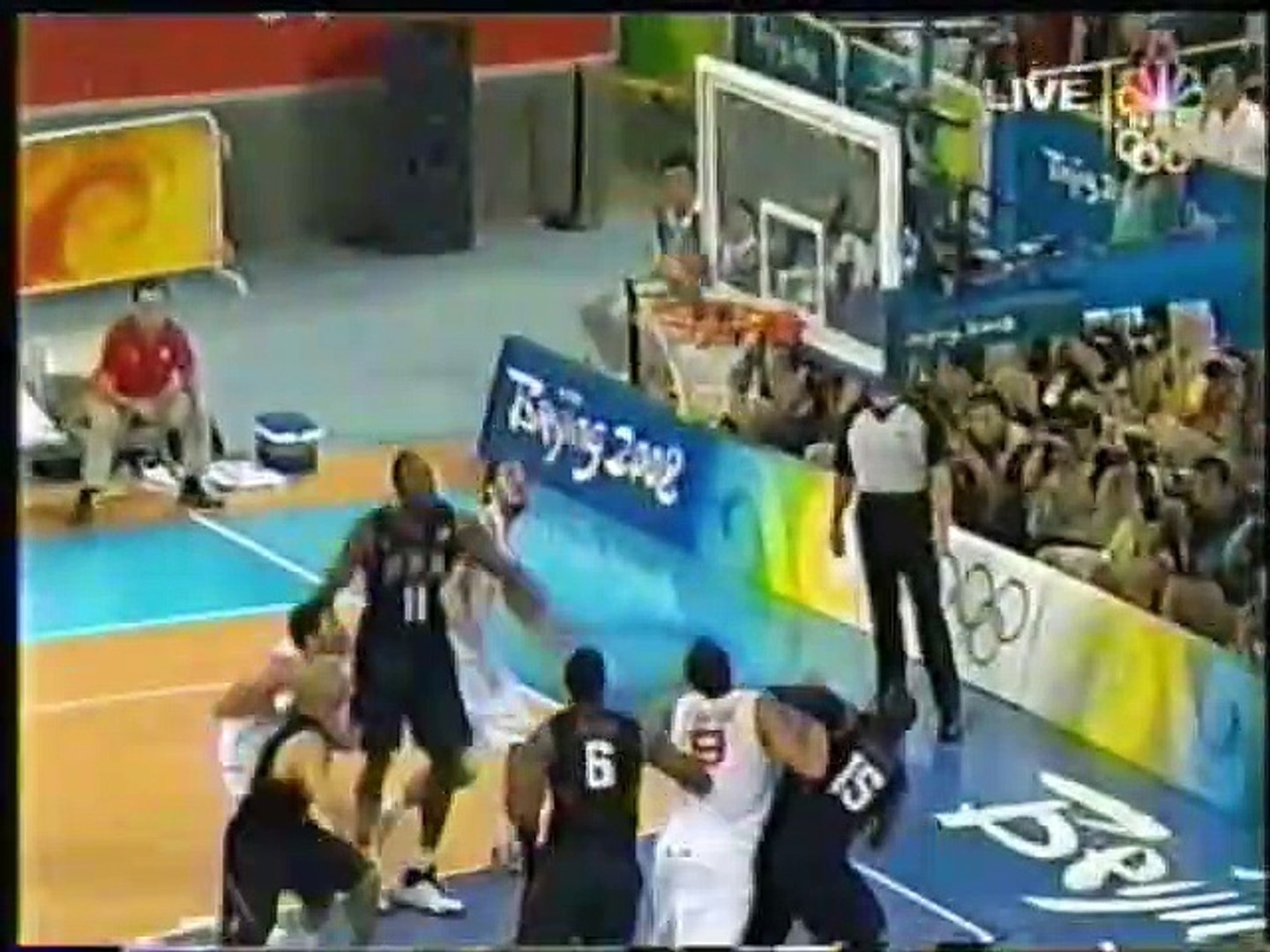 USA vs. Spain (Finals): 2008 Men's Olympic Basketball Final (3rd Quarter) –  Видео Dailymotion